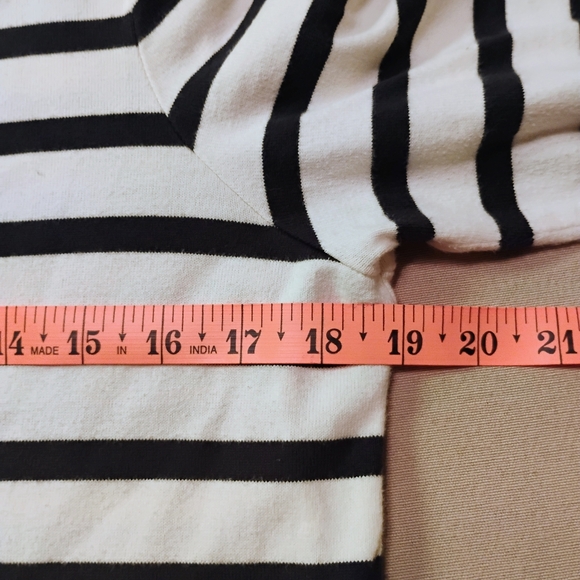 L.L. BEAN red, white, blue NAUTICAL STRIPE DRESS - Picture 7 of 7